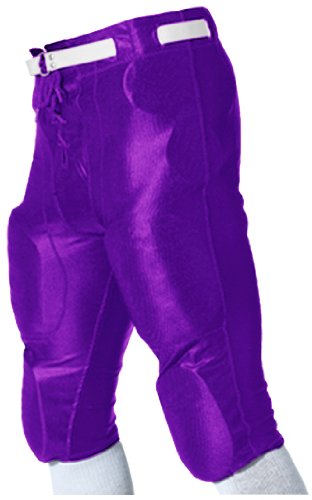 Alleson Adult Dazzle Football Pant S-XL-Color:Purple Size:MED