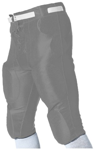 Alleson Adult Dazzle Football Pant XXXL-Color:Silver