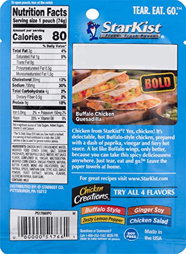 StarKist Chicken Creations BOLD Buffalo Style - 2.6 Oz Pouch thumbnail