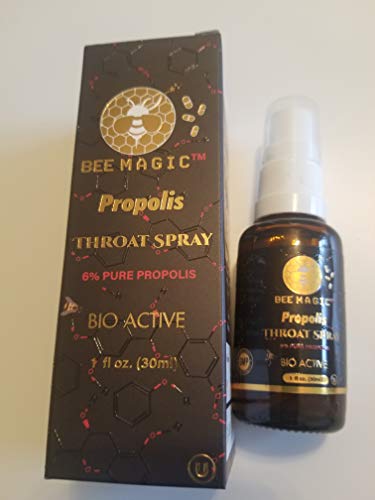 Bee Magic Propolis Extract 6% Throat Spray, 30 Ml, Kosher OU