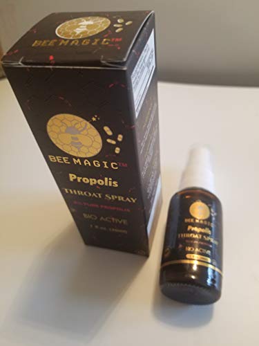 Bee Magic Propolis Extract 6% Throat Spray, 30 Ml, Kosher OU thumbnail