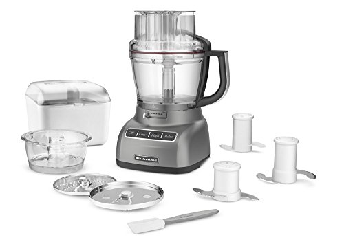 KitchenAid KFP1333CU 13-Cup Food Processor with ExactSlice System - Contour Silver