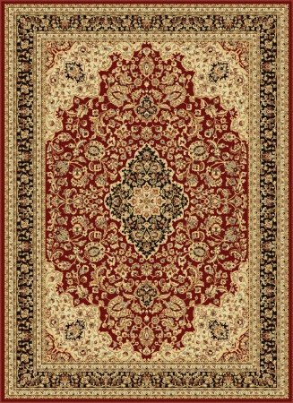 Century 7540 Red 5.25 Ft. X 7.25 Ft. Traditional Area Rug
