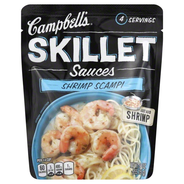 SHRIMP SCAMPI SKILLET SAUCES, SHRIMP SCAMPI