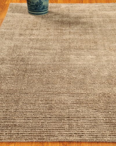 NaturalAreaRugs Petra Wool Rug, 6' by 9', Taupe, Taupe thumbnail
