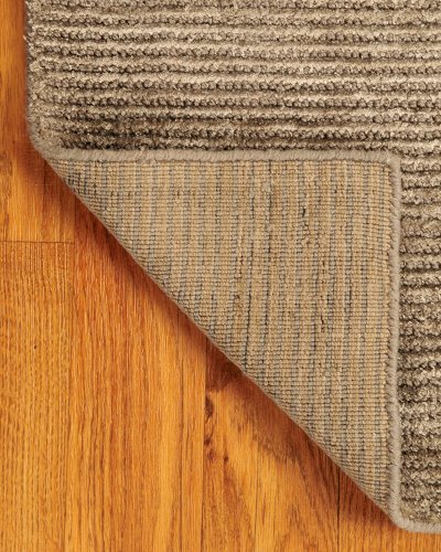 NaturalAreaRugs Petra Wool Rug, 6' by 9', Taupe, Taupe thumbnail