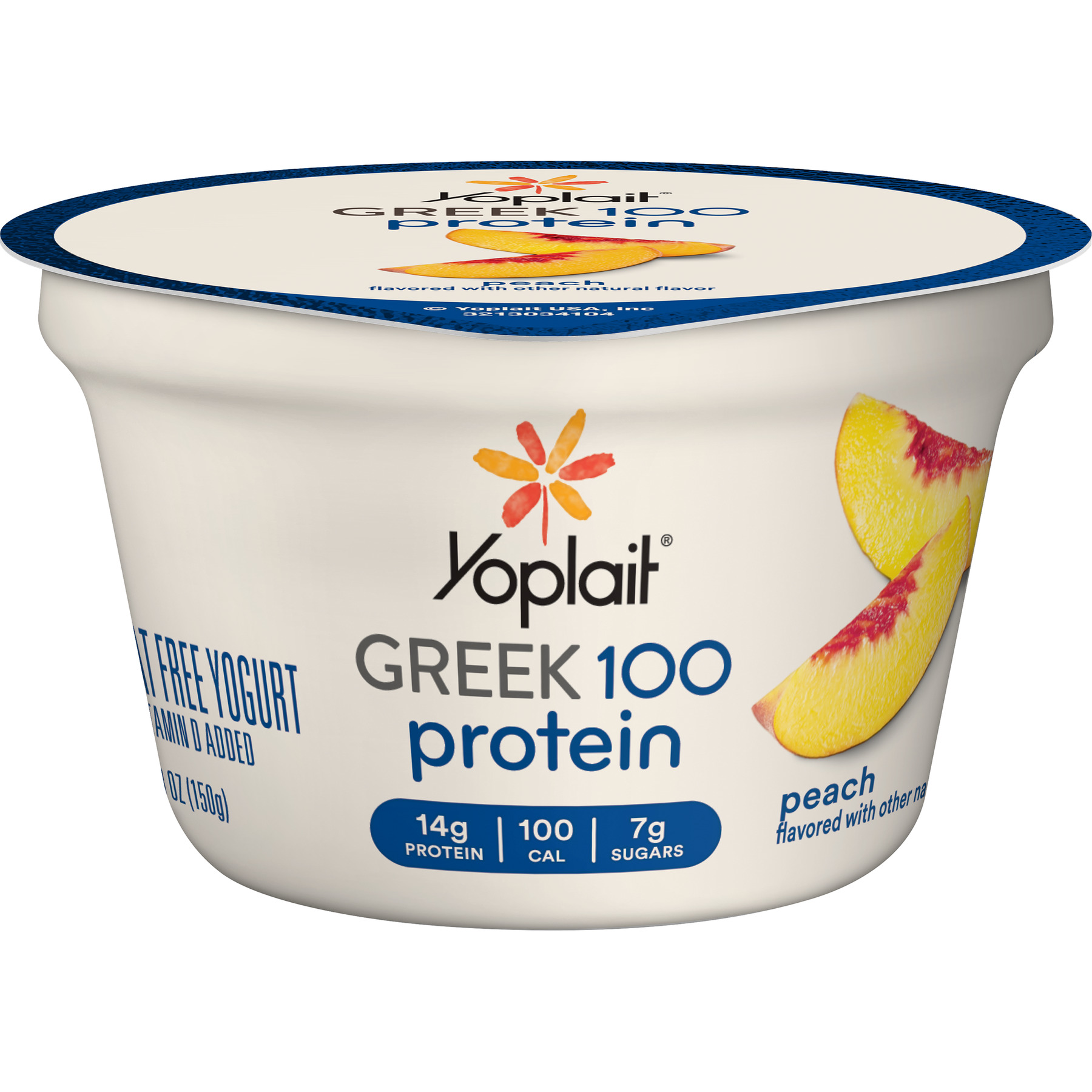Yoplait Greek 100 Protein Peach Fat Free Yogurt