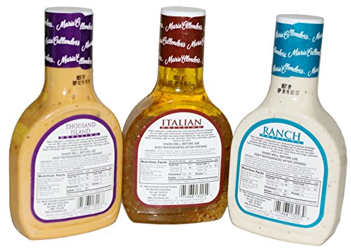 Marie Callender's House Salad Dressing 3-Pack Bundle, 1 Ea Italian, Thousand Island and Ranch