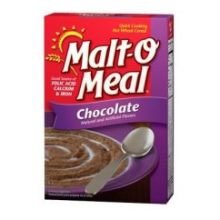 Malt-O-Meal® Chocolate Quick Cooking Hot Wheat Cereal, Shelf-Stable, Kosher, Hearty, 28 oz. Box