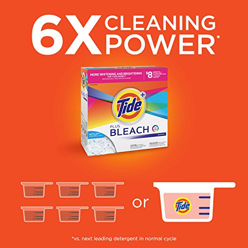 Tide Ultra Plus Bleach Original Scent Powder Laundry Detergent, 18 Loads, 32 Oz thumbnail
