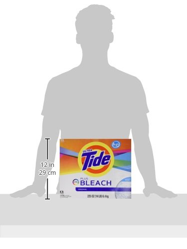 Tide Ultra Plus Bleach Original Scent Powder, 125 Loads, 225 Oz thumbnail