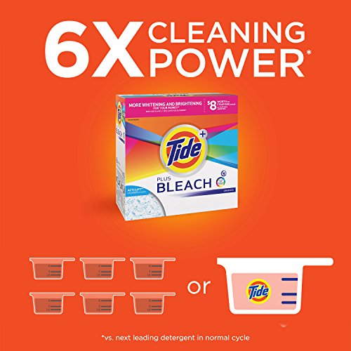 Tide Ultra Plus Bleach Original Scent Powder, 125 Loads, 225 Oz thumbnail
