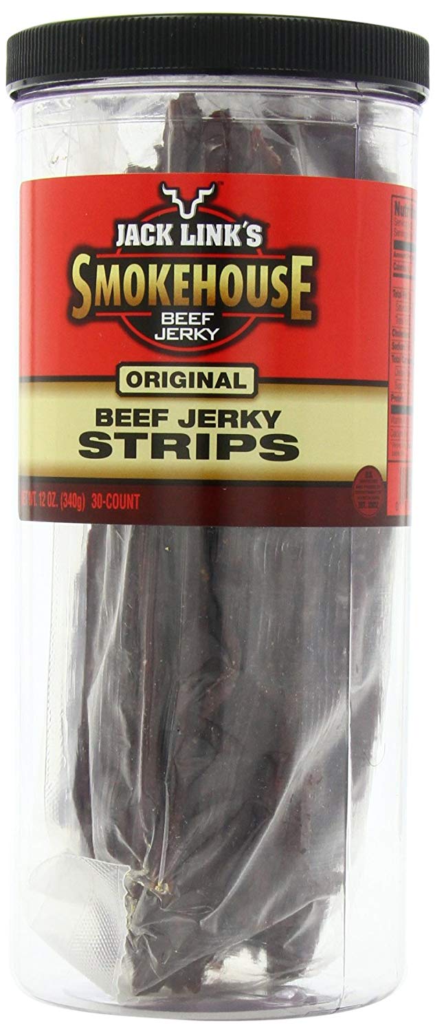Jack Link's, Smokehouse Beef Jerky Strips, Original, 30-Piece