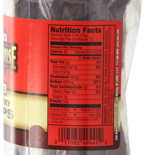 Jack Link's, Smokehouse Beef Jerky Strips, Original, 30-Piece thumbnail