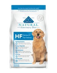 Blue Buffalo Veterinary Diet HF Hydrolyzed Food Intolerance Dry Dog Food  Salmon  6-lb. Bag