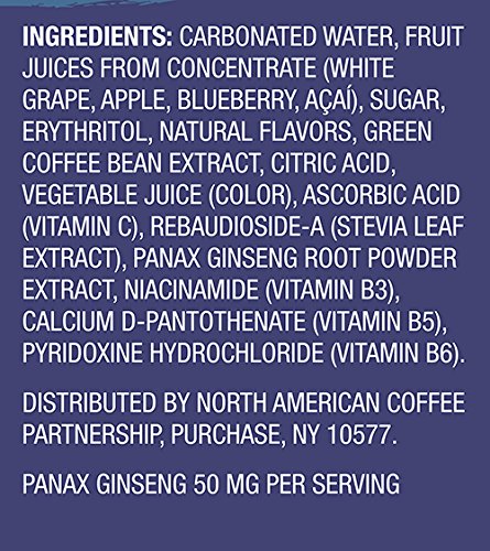 Starbucks Refreshers, Blueberry Acai, 12 Ounce Sleek Cans (Pack of 12) thumbnail