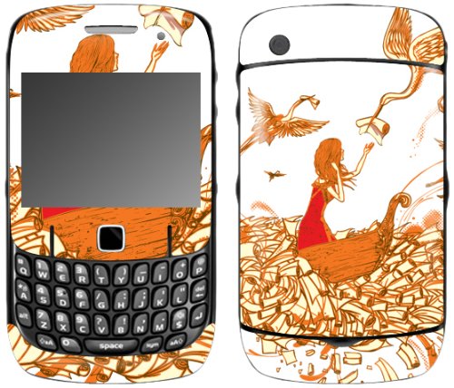 MusicSkins, MS-SHRP110044, Sharp Shirter - Keep in Touch, BlackBerry Curve (8520/8530), Skin