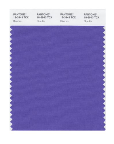 Pantone Cotton Swatch 18-3943 Blue Iris