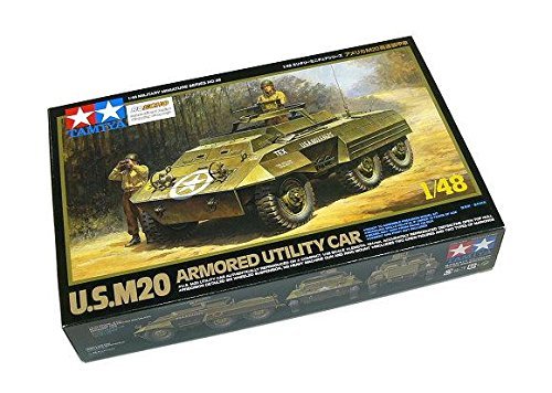 RCECHOÂ® Tamiya Military Model 1/48 U.S M20 Armored Utility Car Scale Hobby 32556 with RCECHOÂ® Full Version Apps Edition Model: