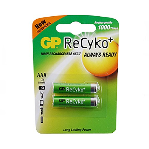 Polaroid PDC-3070 AAA NiMH Rechargeable GP Battery - 2pk