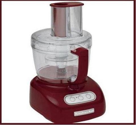Kitchenaid Food Processor 12 Cup Ultra Wide Big Mouth Super Capacity Kfpw761gc Gloss Cinnemon Dark Red Burgandy Powerful 700-watt Motor Slices, Dices,
