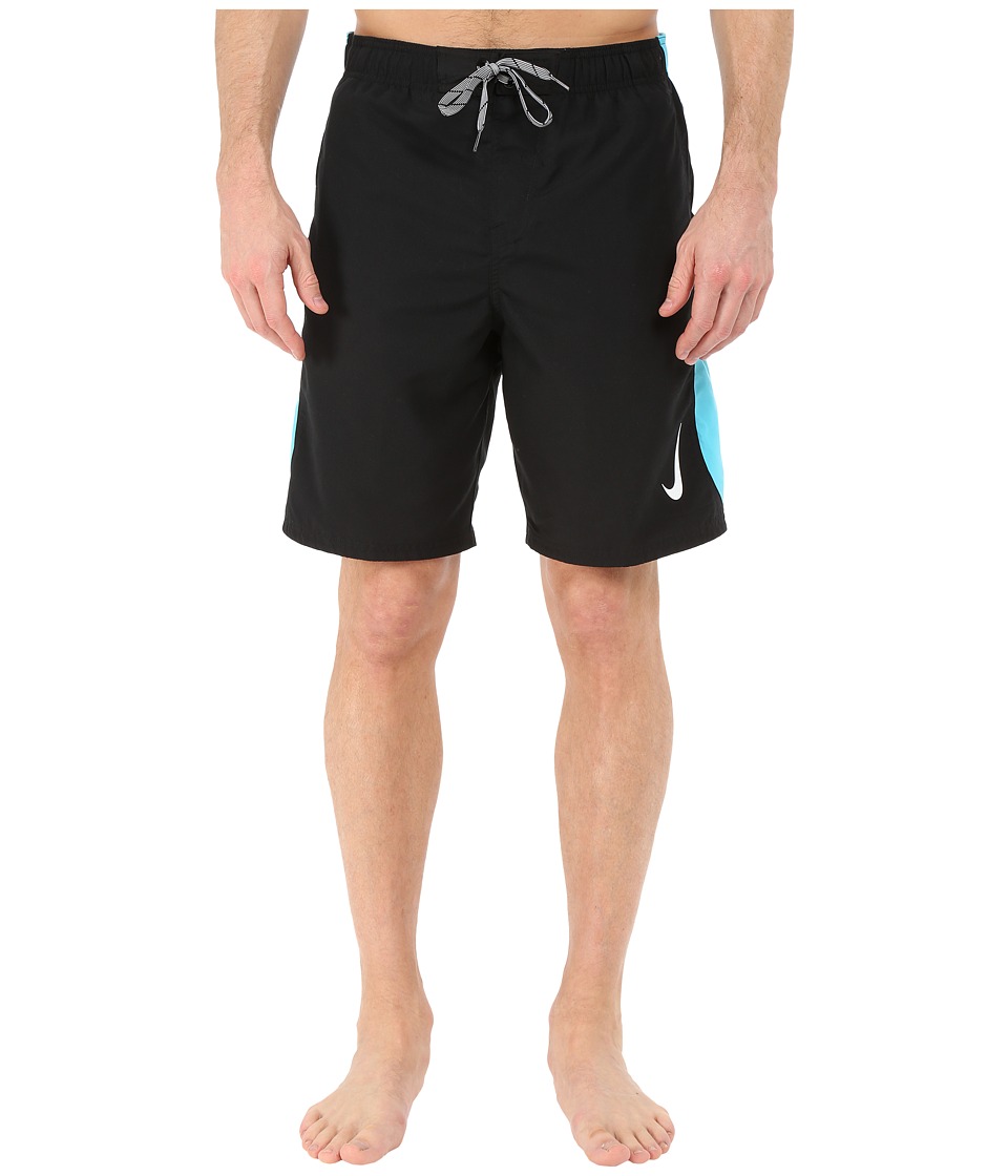 Nike - Color Surge Sway 9 Volley Short (Black) Men's Swimwear