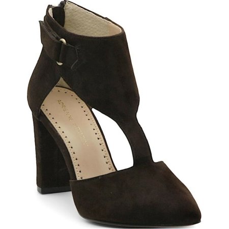 Adrienne Vittadini Nikos Kidsuede Shootie Black 8 NEW 123-0492