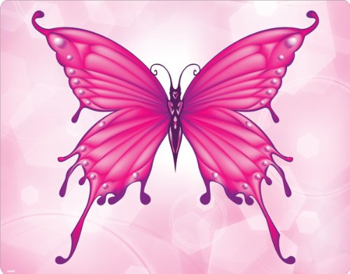 Skinit Protective Skin for Curve 8530 (Pink Butterfly)