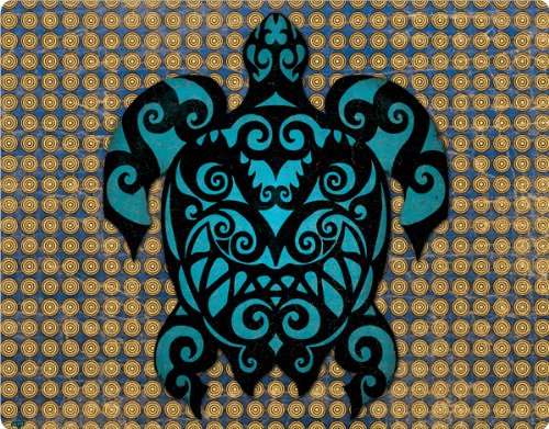 Skinit Protective Skin for Curve 8530 - Tribal Turtle - Blue thumbnail