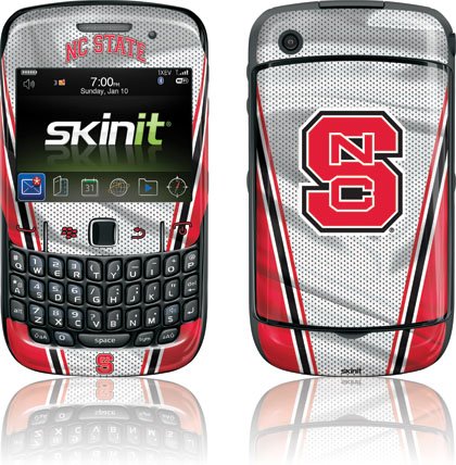 Skinit Protective Skin for Curve 8530 - NC State University Silver Jersey thumbnail