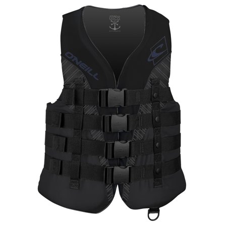 O Neill Mens Superlite USCG Life Vest 6XL Black Stealth (4723)