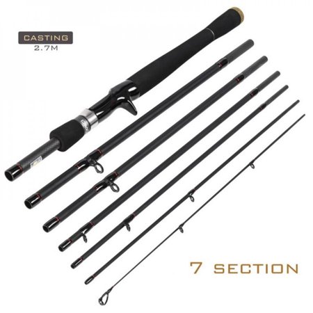 Sonbest Carbon Fibre Spinning Rod Lure Weight Ultralight Spinning Rods 6-15LB Line Weight Ultra Light Spinning Fishing Rod