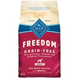 Blue Buffalo Freedom Complete & Balanced Nutrition Beef & Potatoes Grain-Free Adult Dry Dog Food, 4 Lbs