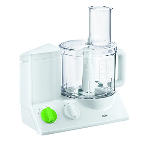 Braun FP3020 12 Cup Food Processor Ultra Quiet Powerful Motor, Includes 7 Attachment Blades + Chopper and Citrus Juicer , Made in Europe with German E thumbnail