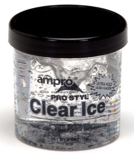 Ampro Clear Ice Gel Protein Styling Gel Ultra Hold Case Pack 24