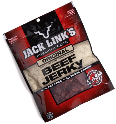 Jack Link's Beef Jerky, Original, 3.25-Ounce Bags (Pack of 4) thumbnail