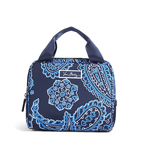 Vera Bradley Lighten up Lunch Cooler, Blue Bandana, One Size