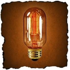 (6 Pack) 30 Watt - Radio Style - Golden Smoke - T14 - 3000 Life Hours - 120 Volt - Antique Light Bulb Co. L4080 thumbnail