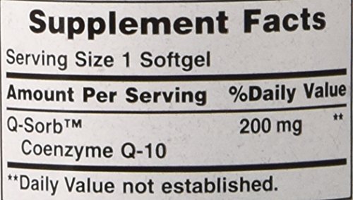 Puritan's Pride Q-sorb Coq-10 200 Mg 60 Softgels 2 Bottles thumbnail