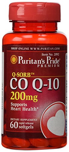 Puritan's Pride Q-sorb Coq-10 200 Mg 60 Softgels 2 Bottles thumbnail