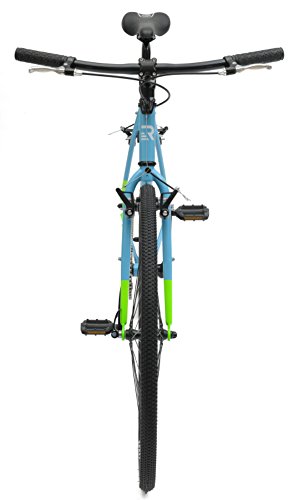 Retrospec Bicycles AMOK V2 CycloCross Convertible Single-Speed/Commuter Bike with Chromoly Frame, Hi-Vis Blue, 54cm/Medium thumbnail
