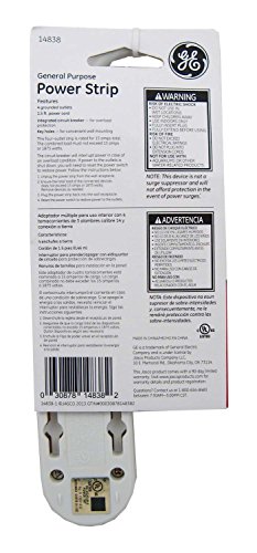 GE 4-Outlet General Purpose Power Strip thumbnail