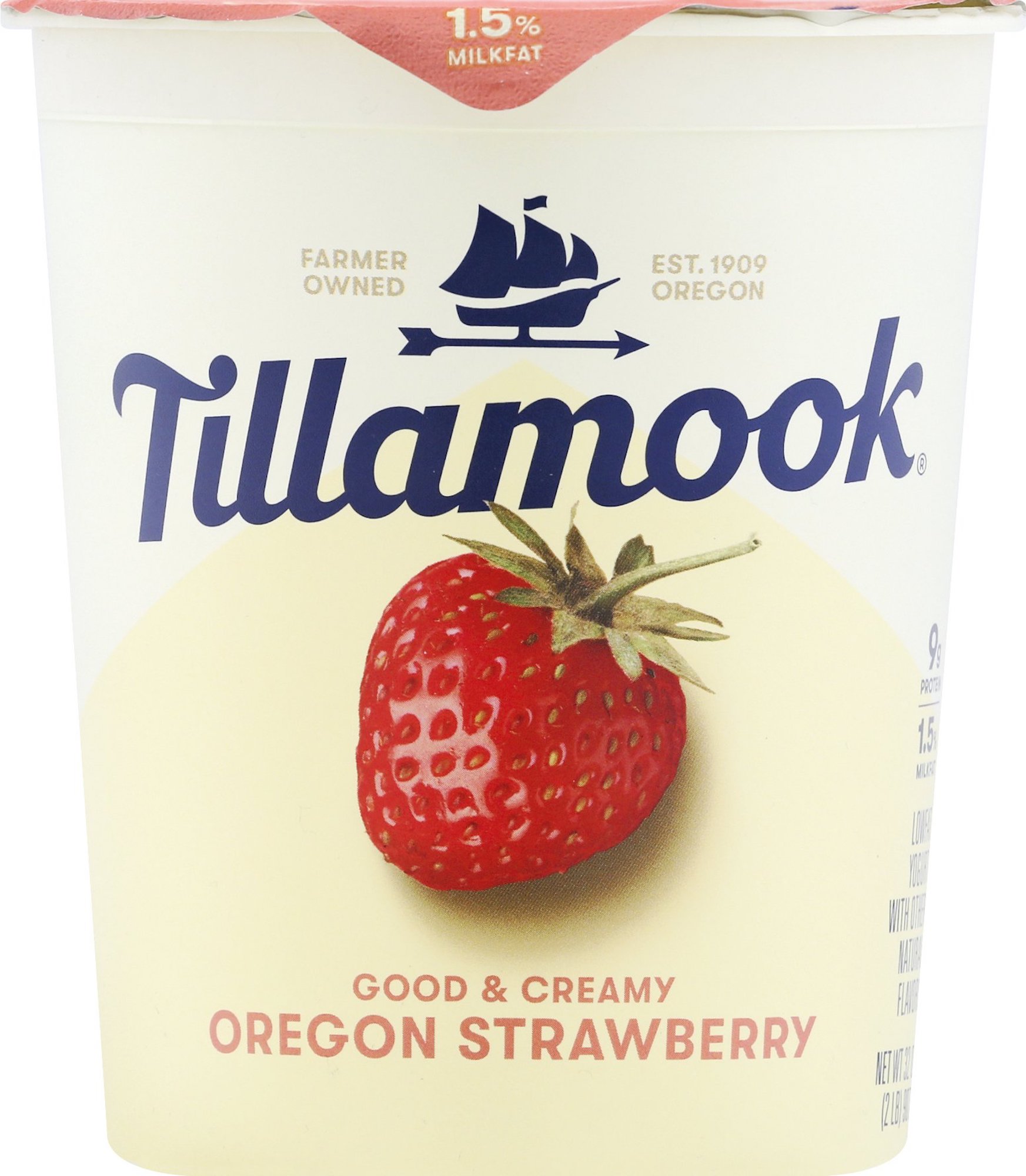 LOWFAT YOGURT, OREGON STRAWBERRY