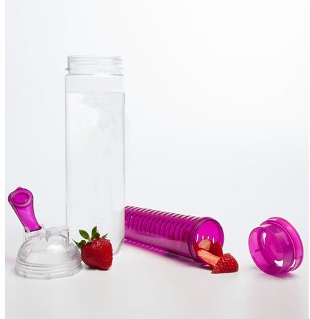 SALUS Infusion Water Bottle, Tritan Fruit Infuser for Naturally Flavored Fresh Drinking Water, Multi-Purpose Flip-top BPA-FREE, 25 Oz, Purple thumbnail
