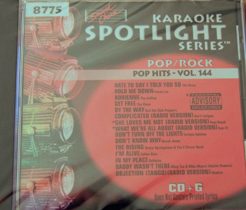 Sound Choice Karaoke 8775 - Pop Hits Vol 144