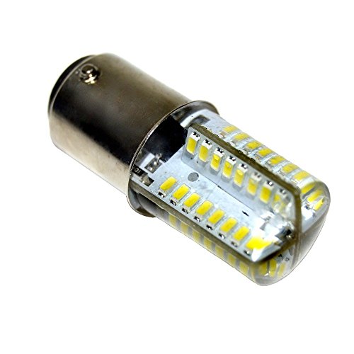 HQRP 110V LED Light Bulb Warm White for Pfaff 1197 / 1209 / 1211 / 1212 / 1213 / 1214 / 1216 / 1217 / 1222 / 1229 Sewing Machine Plus HQRP Coaster