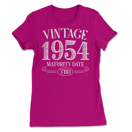 Born in Year 1954 Vintage Shirt - Maturity TBD