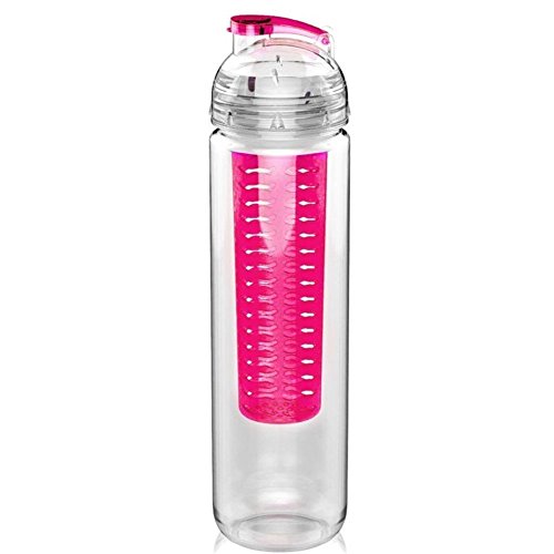 NEW Fruit Infusion Water Bottle Made with Eastman Tritan That Is Leak Proof and Dishwasher Safe - Infuse Your Flavored Water with Mint, Lemon, Strawbe thumbnail