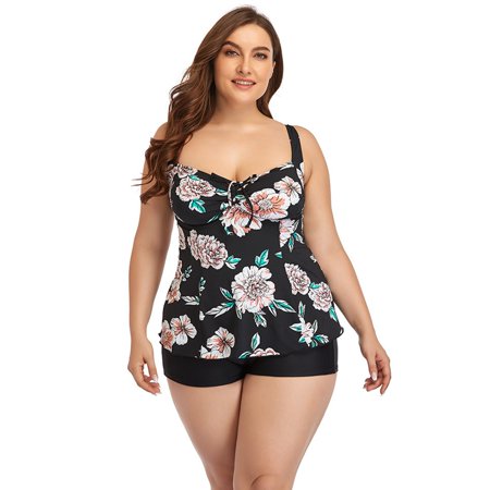 Monfince Women S Plus Size One Piece Swimsuit  Spaghetti Straps Bathing Suit Swimsuit for Women with Tummy Control
