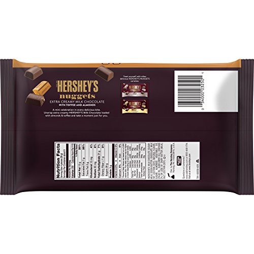 HERSHEY'S Nuggets Milk Chocolate with Toffee and Almonds (12-Ounce Bags, Pack of 4) thumbnail